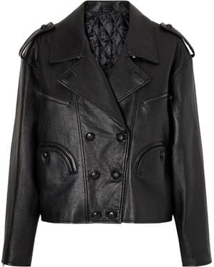 Blazé Milano Mick Leather Jacket - Black