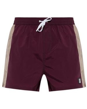DSquared² Drawstring Swim Trunks - Purple