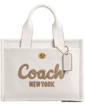 COACH Cargo Tote Bag 26 - White