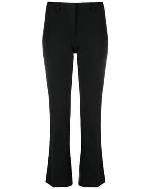 PT01 Pt Torino Mid-Rise Flared Trousers - Blue