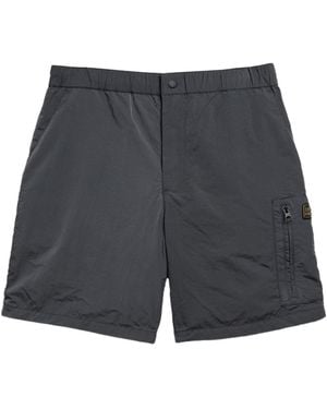 Barbour Logo Patch Shorts - Gray