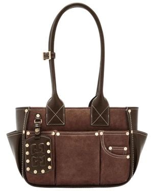 Ganni Small Posy Bag - Brown