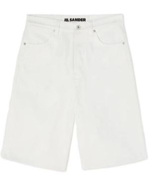 Jil Sander Denim Shorts - White