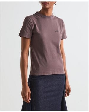 Jacquemus Simple Short-Sleeved T-Shirt - Purple