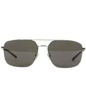 Gucci Geometric-Frame Sunglasses - Multicolor