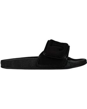 Jimmy Choo Lycra Fitz/F Sliders - Black