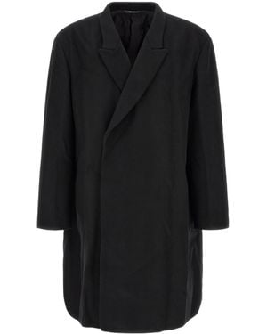 Kiko Kostadinov Epelde Oversized Coat - Black