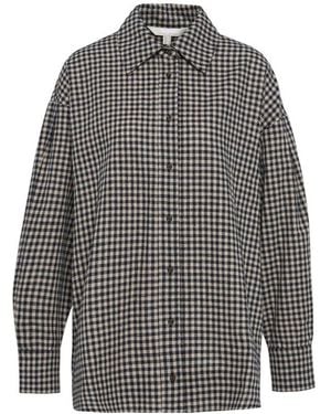 Barbour Adaline Linen Shirt - Gray