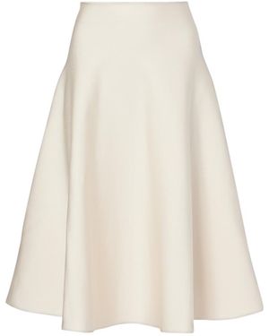 The Row Harley Knitted Midi Skirt - White