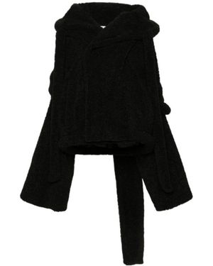 OTTOLINGER Hooded Short Coat - Black