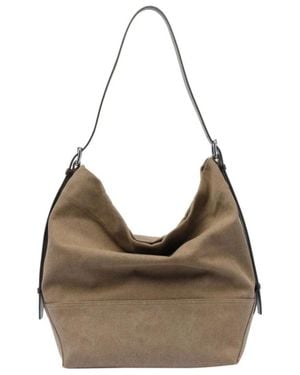 Lemaire Zip-Up Top Handle Bag - Grey
