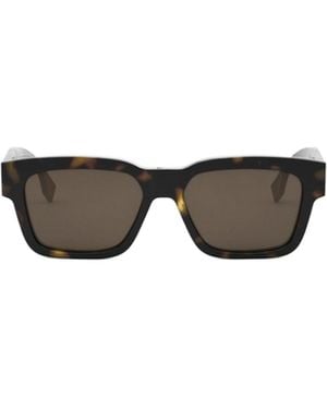 Fendi Geometric Sunglasses - Multicolour