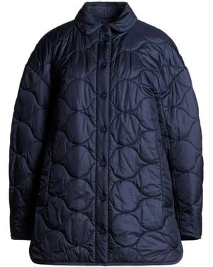 Max Mara A Light Quilted Coat - Blue