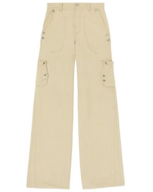 Ermanno Scervino Buttoned Pants - Natural