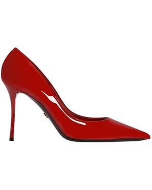 Dolce & Gabbana Patent-Leather Pumps - Red