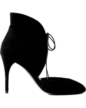 Alaïa Hollow Ankle Boots - Black