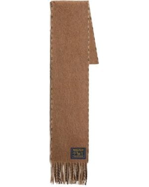 Woolrich Tasseled Scarf - Brown