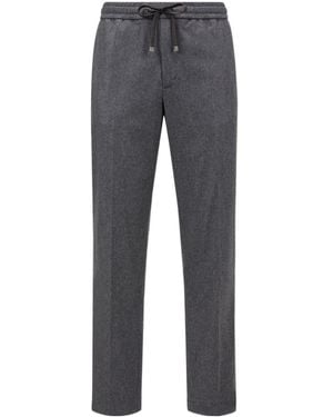 Moncler Logo Patch Drawstring Trousers - Grey