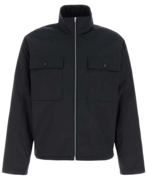 Jil Sander High-Collar Jacket - Black