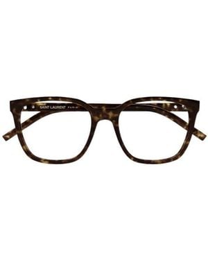 Saint Laurent Eyewear Square Frame Glasses - White