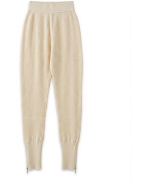Loro Piana Elastic Waist Casual Pants - Natural
