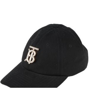 Burberry Solid-Color Baseball Cap - Black