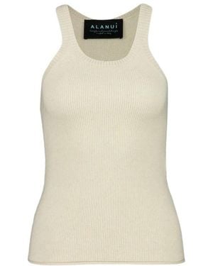 Alanui Sleeveless Vest - Natural
