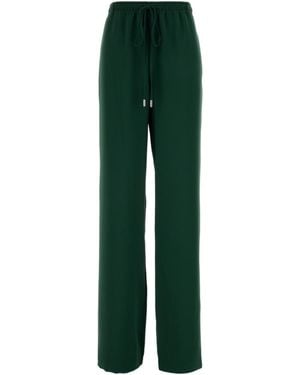 Ermanno Scervino Straight-Leg Drawstring Pants - Green