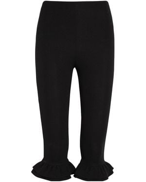Jacquemus High-Waisted Capri Leggings - Black