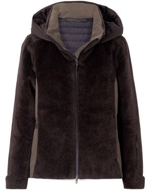 Sease Armour 3. Hooded Padded Alpaca Jacket - Black