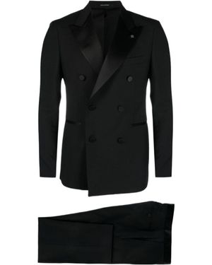 Tagliatore Double-Breasted Tuxedo - Black