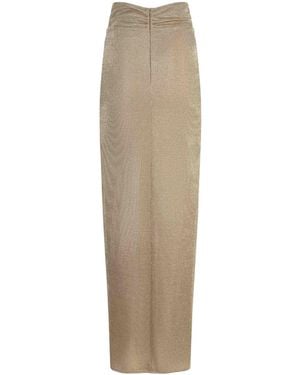 GIUSEPPE DI MORABITO Metallic Knot Skirt - Natural