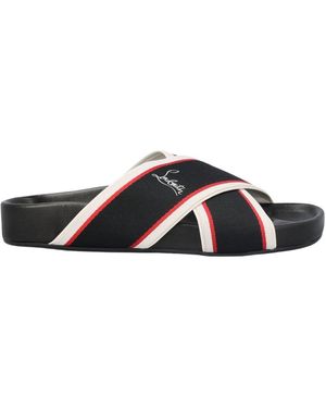 Christian Louboutin Crossover Strapped Sandals - Multicolour