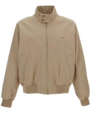 A.P.C. Zip-Up Bomber Jacket - Natural