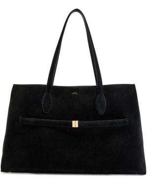 TOTEME Logo Detail Handbag - Black