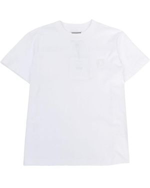 WOOYOUNGMI Crew Neck Logo T-Shirt - White