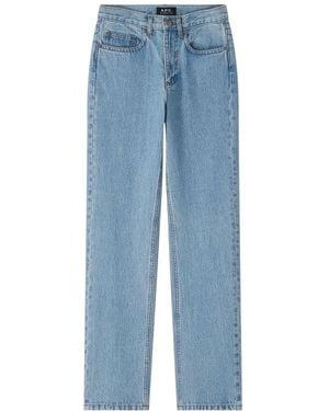 A.P.C. Belt Loop Denim Trousers - Blue