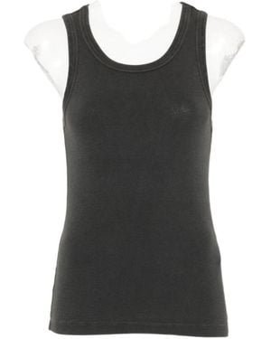 Entire studios Ribbed Tank Top - Black