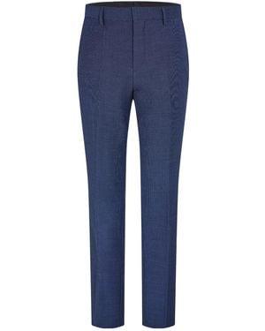 BOSS Solid Color Casual Pants - Blue