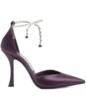 Jimmy Choo Pointed-Toe High Heels - Purple