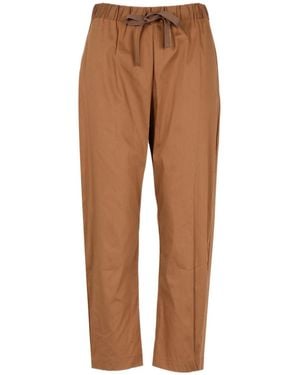 Semicouture Pants Cork - Brown