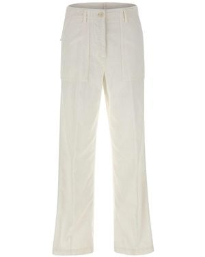 Aspesi Straight-Leg Casual Pants - White