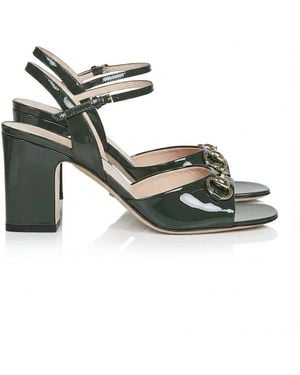 Gucci Horsebit Sandals - Green