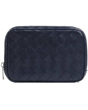 Bottega Veneta Intrecciato Small Organizer - Blue