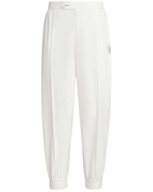 Brunello Cucinelli Straight-Leg Track Pants - White