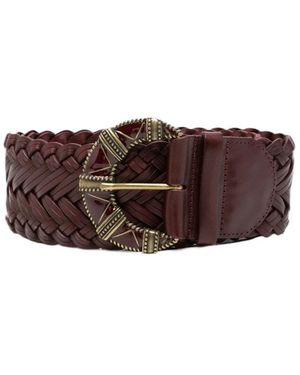 Ba&sh Buckle Belt - Brown