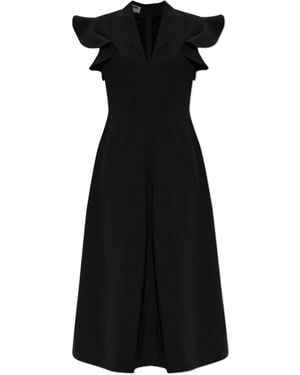 Moschino V-Neck Dress - Black