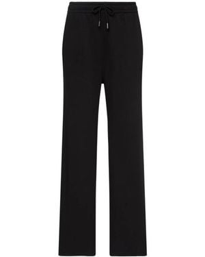 Calvin Klein Drawstring Wide-Leg Track Pants - Black