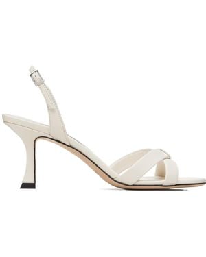 Jimmy Choo Elsy 70 High-Heeled Sandals - White