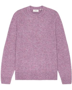 Les Deux Raglan-Sleeve Knit Jumper - Purple